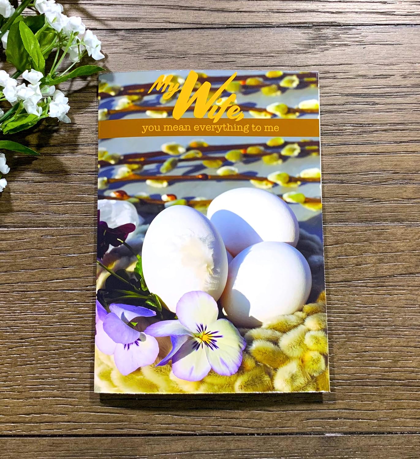 My Wife My Everything Happy Easter Handmade Greeting Card Handmade Products  avenueeventgroup.com
