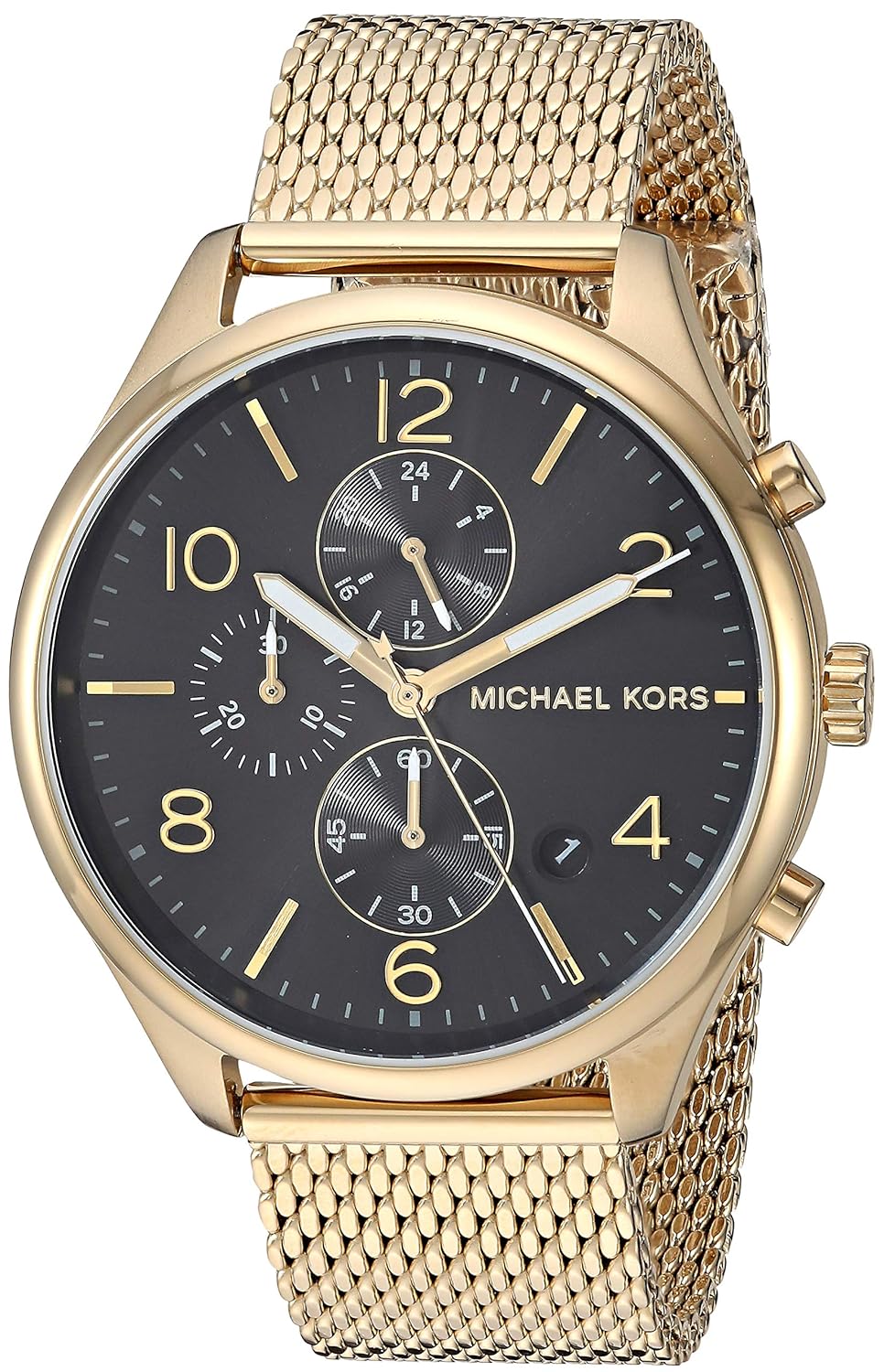 michael kors gold mesh watch