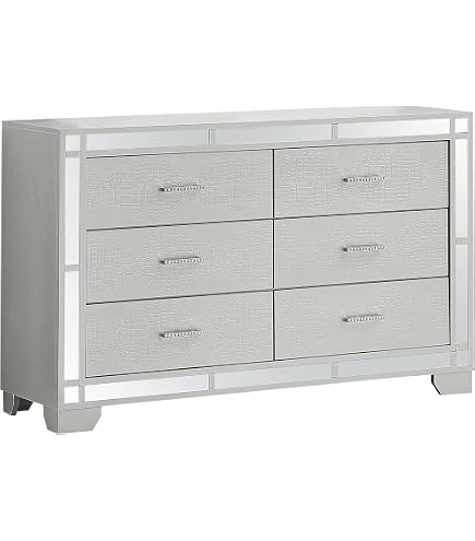 paris silver dresser Rooms To Go Sofia Vergara Paris Silver Dresser w/ Mirror