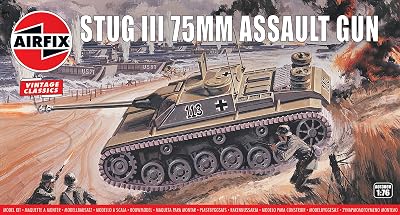 Airfix Vintage Classics Set A01306V Stug III 75mm Assault Gun 1:76