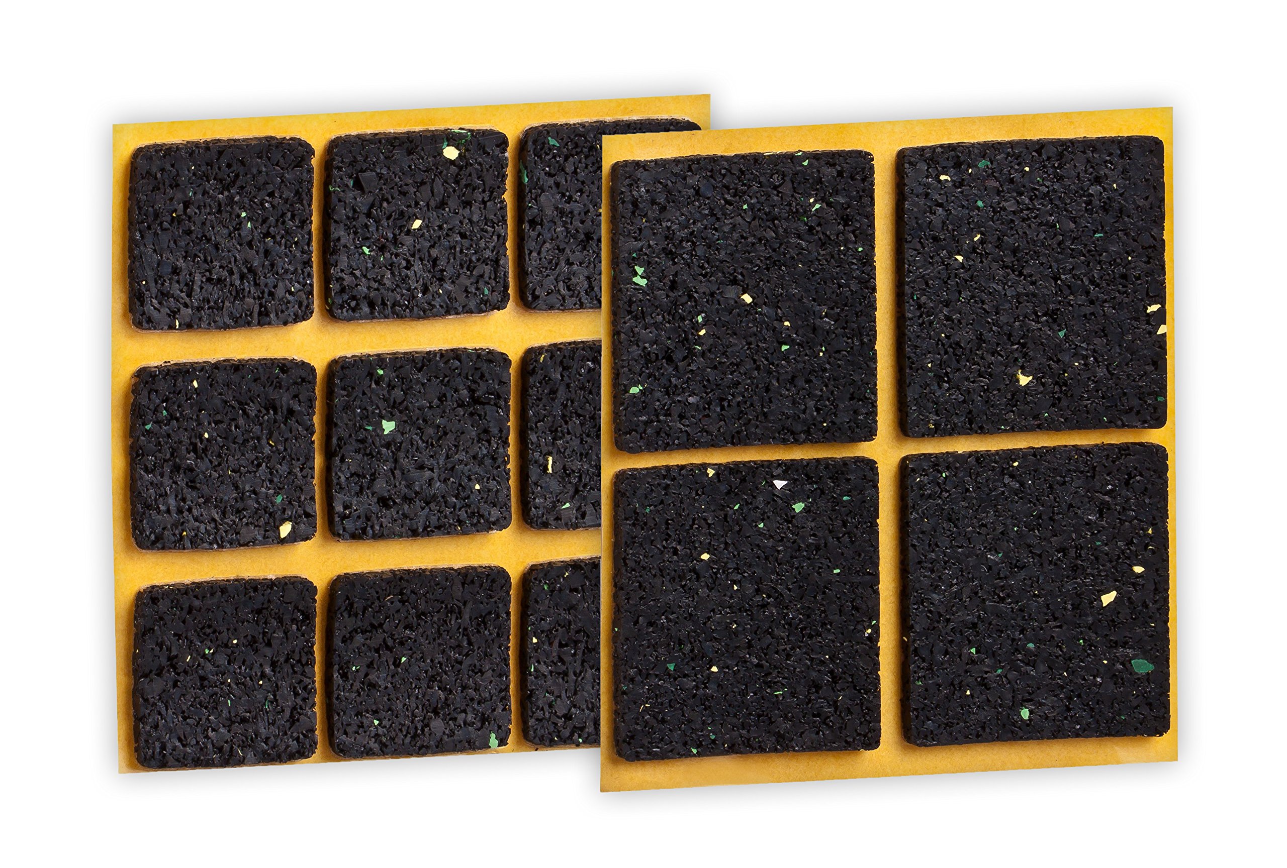 haggiy Anti-Slip Pad (Slip Resistant Pads for Furniture, Sofas, Tables) Self-Adhesive, Set "rectangular" (13 Pcs.)