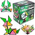 TOSY Magnet Pyramid Glow - 1 Cube Transforms into 1 Billion Shapes (Bunny, Egg Basket, Flowers, Heart), Easter Birthday Gift,