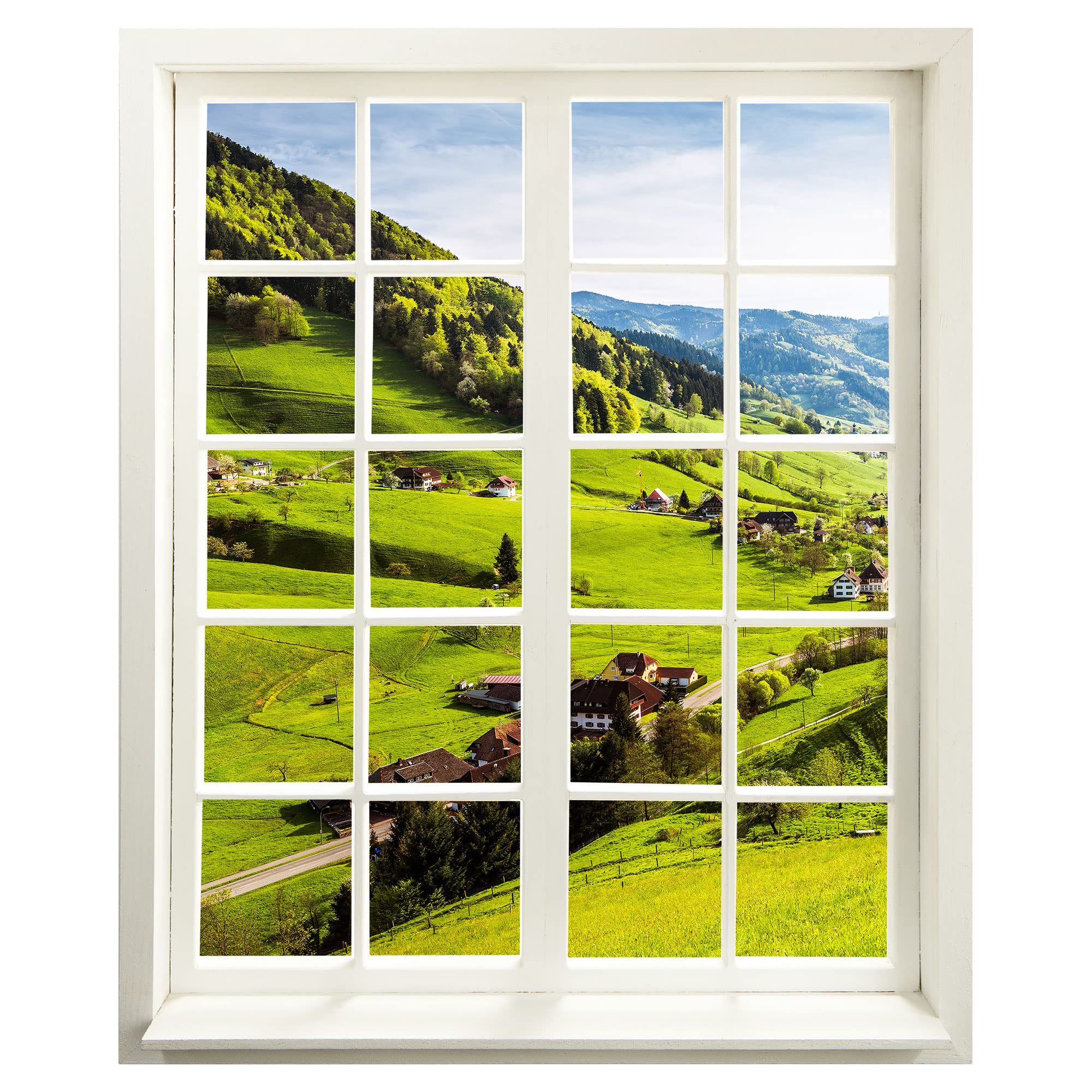 Wall Sticker Window with View Black Forest 83 x 100 cm — image 1