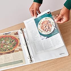 Amazon Basics Non-Glare Sheet Protector for