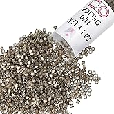 Miyuki Delica Seed Beads – Size 11/0 (1.6 mm), DB0671, Variegated Taupe, 7.2 g, Approx. 1440 Beads, Made in Japan