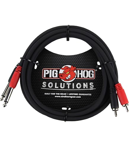 Amazon.com: Pig Hog PHSC5 High Performance 14 Gauge 9.2mm 1/4