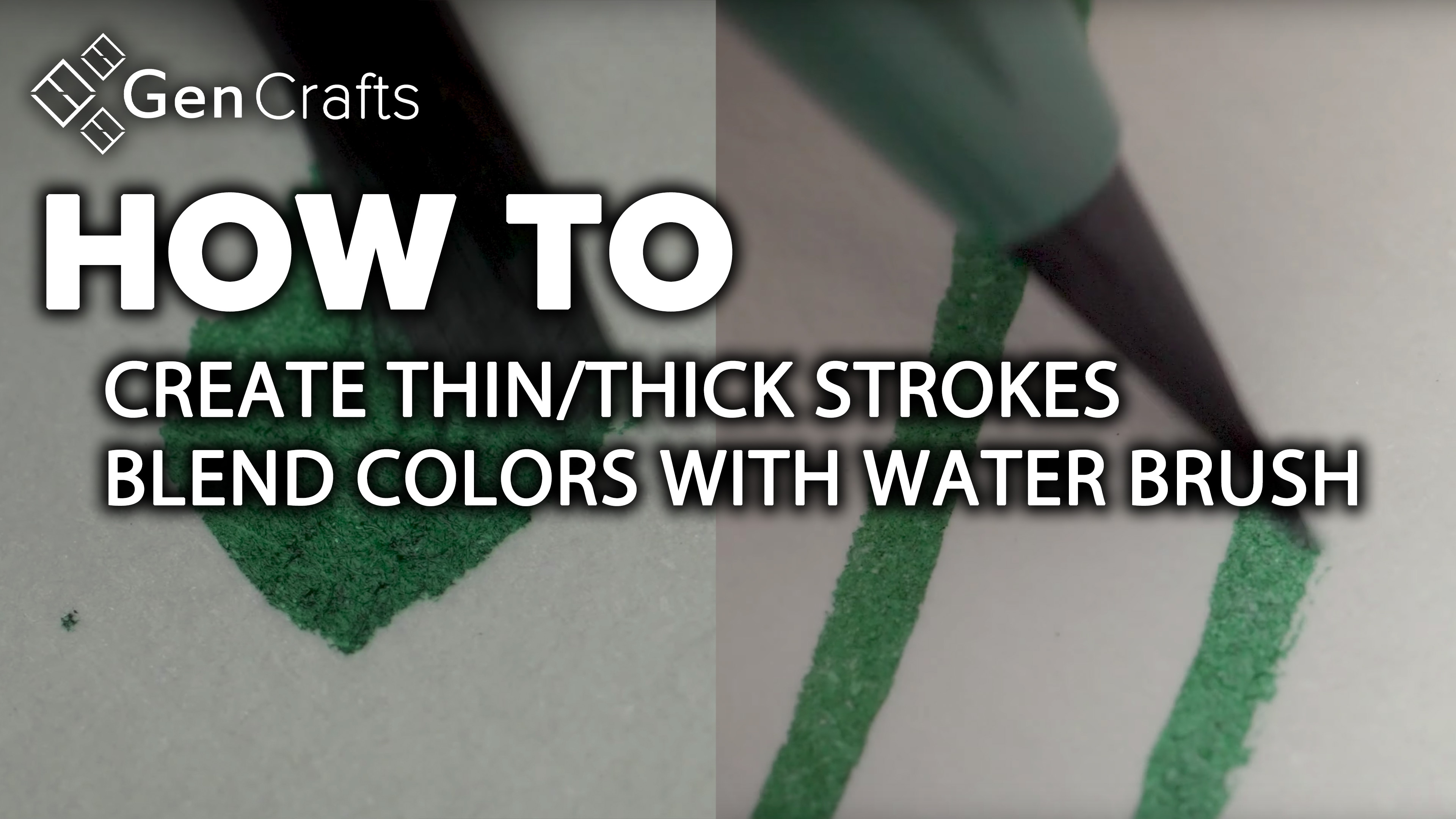 6 Watercolor+Brush+Pens+Genuine+Crafts