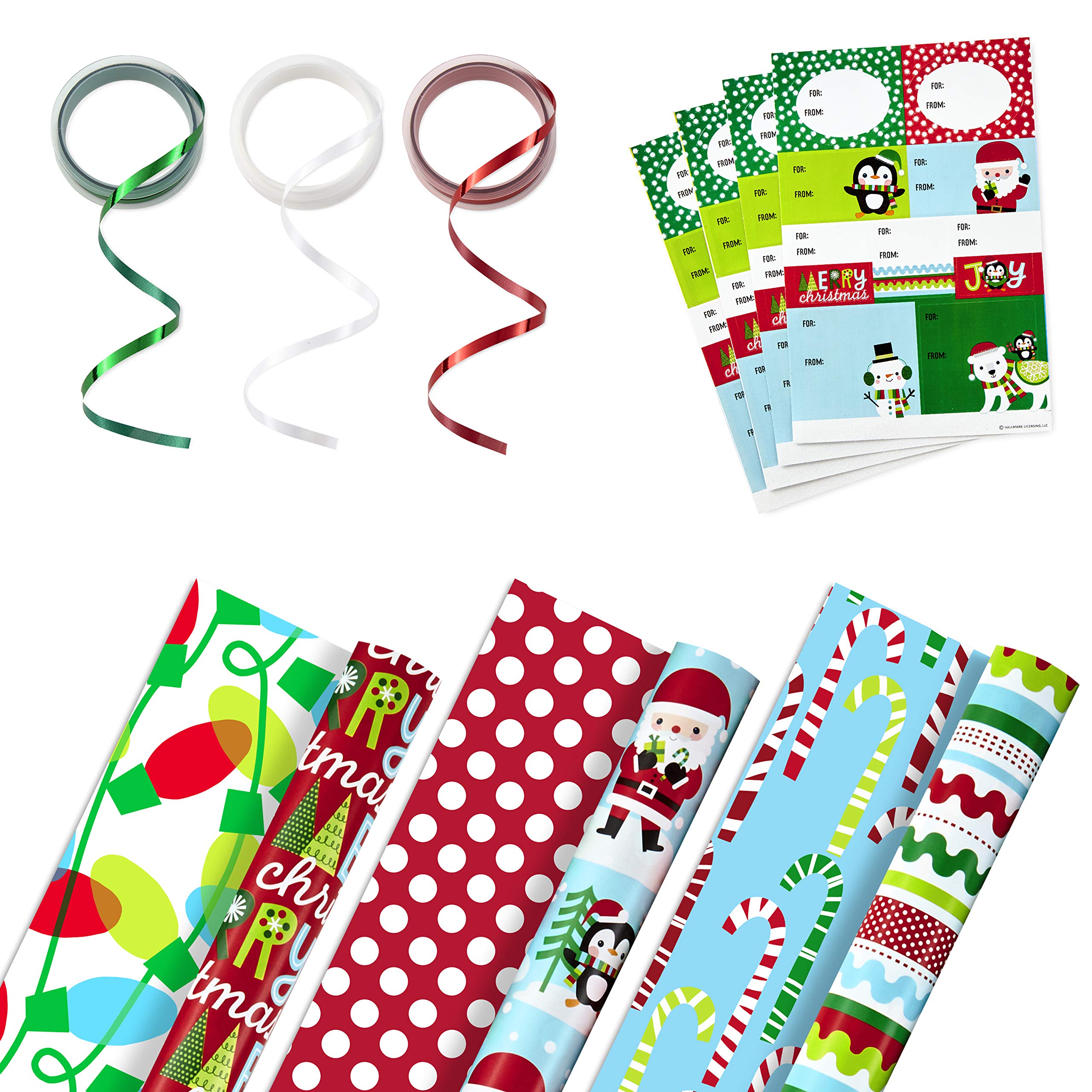 Hallmark Reversible Christmas Wrapping Paper Set