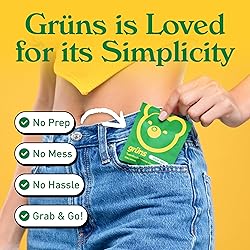 Gruns Adults Super Greens Gummies, Multivitamin