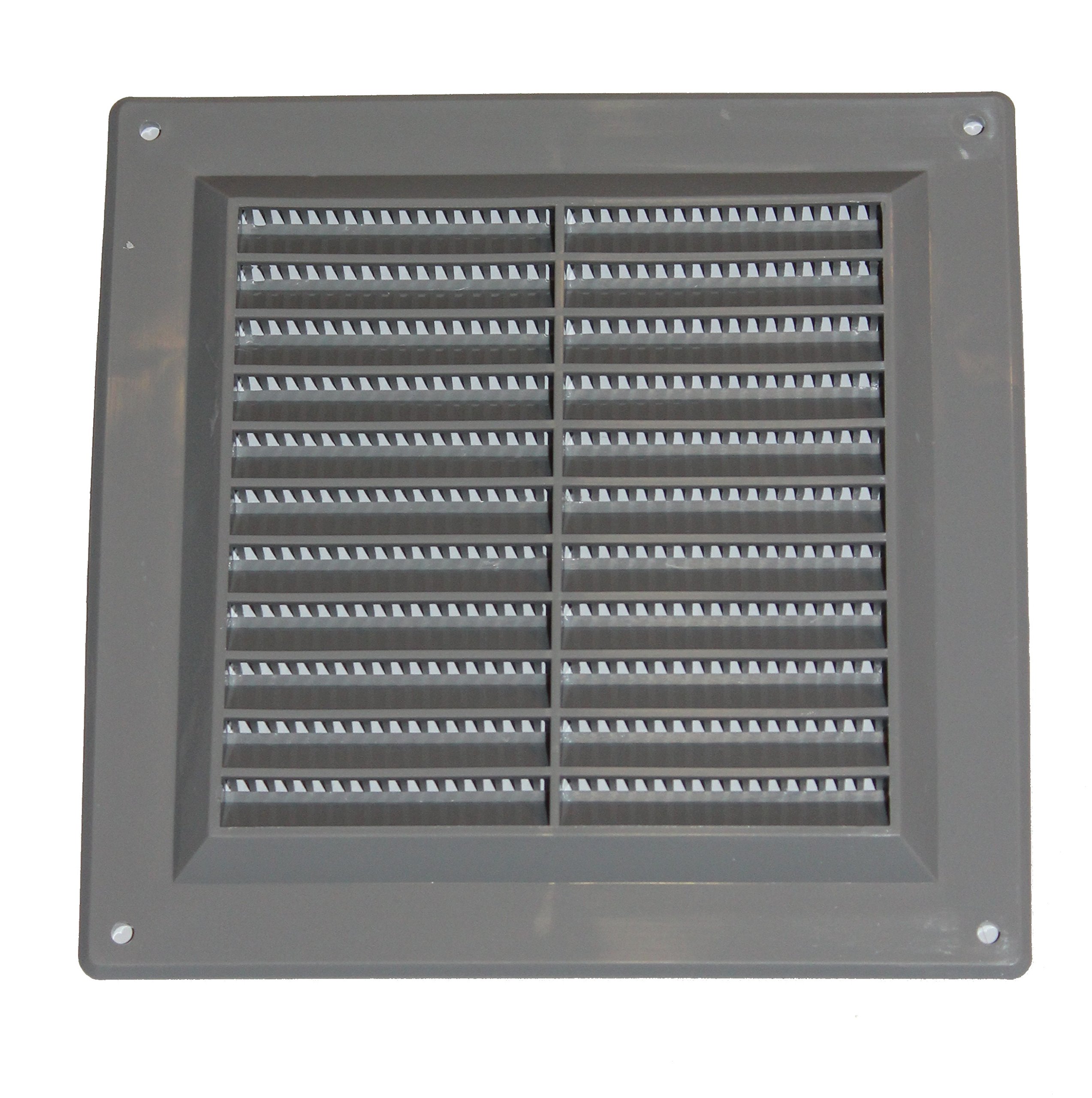 Air Ventilation Plastic Grill Cover 150mm x 150mm/Gray