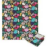 NORTHWEST Hello Kitty Silk Touch Sherpa Throw Blanket, 50" x 60", Friends Collage