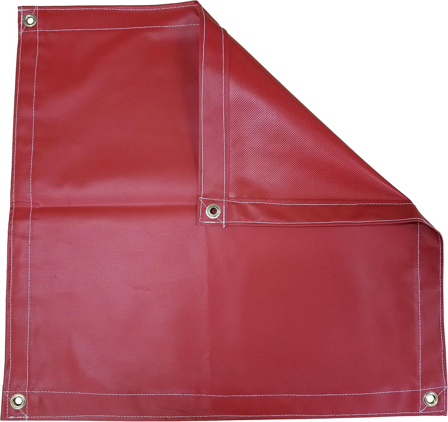 5 Ft. x 7 Ft. Red Vinyl Tarp 10 OZ.