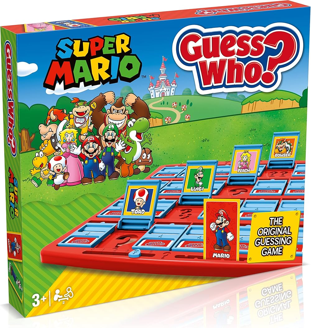 Winning Moves Super Mario Guess Who? Board Game - 2 Players Ages 3+