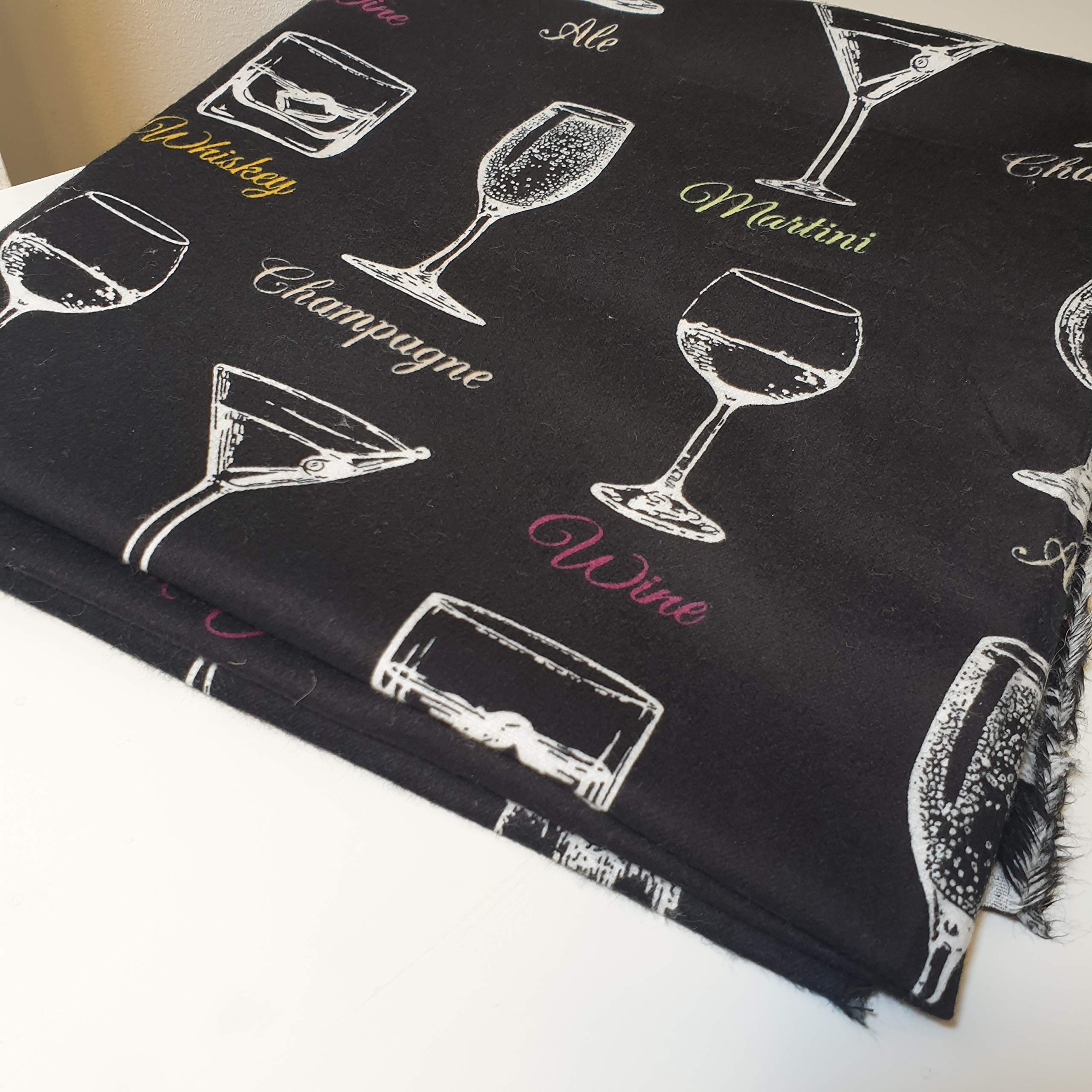 Textile Station Premium Quality 44" Printed Soft Brush Flannel 100% Cotton Fabric (Print 2)