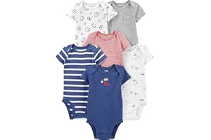 Simple Joys by Carter's Boys' 6-Pack Short-Sleeve Bodysuit
