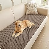 Foxdecor Dog Couch Cover Protector, Sofa Covers for Pets Washable, Non Slip Pet Couch Cover, Furniture Covers for Pets, Dog Cover for Couch. (Chocolate, 28"x53")