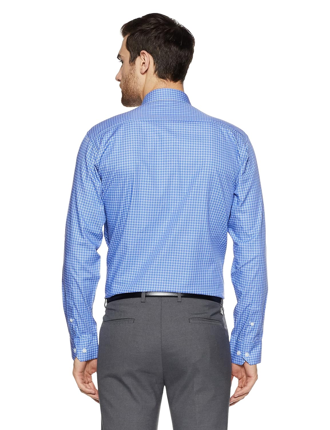 symbol amazon brand men's checkered regular fit cotton shirt