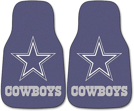 Amazon Com 2 Piece Nfl Dallas Cowboys Patriots Car Mat Set Sports