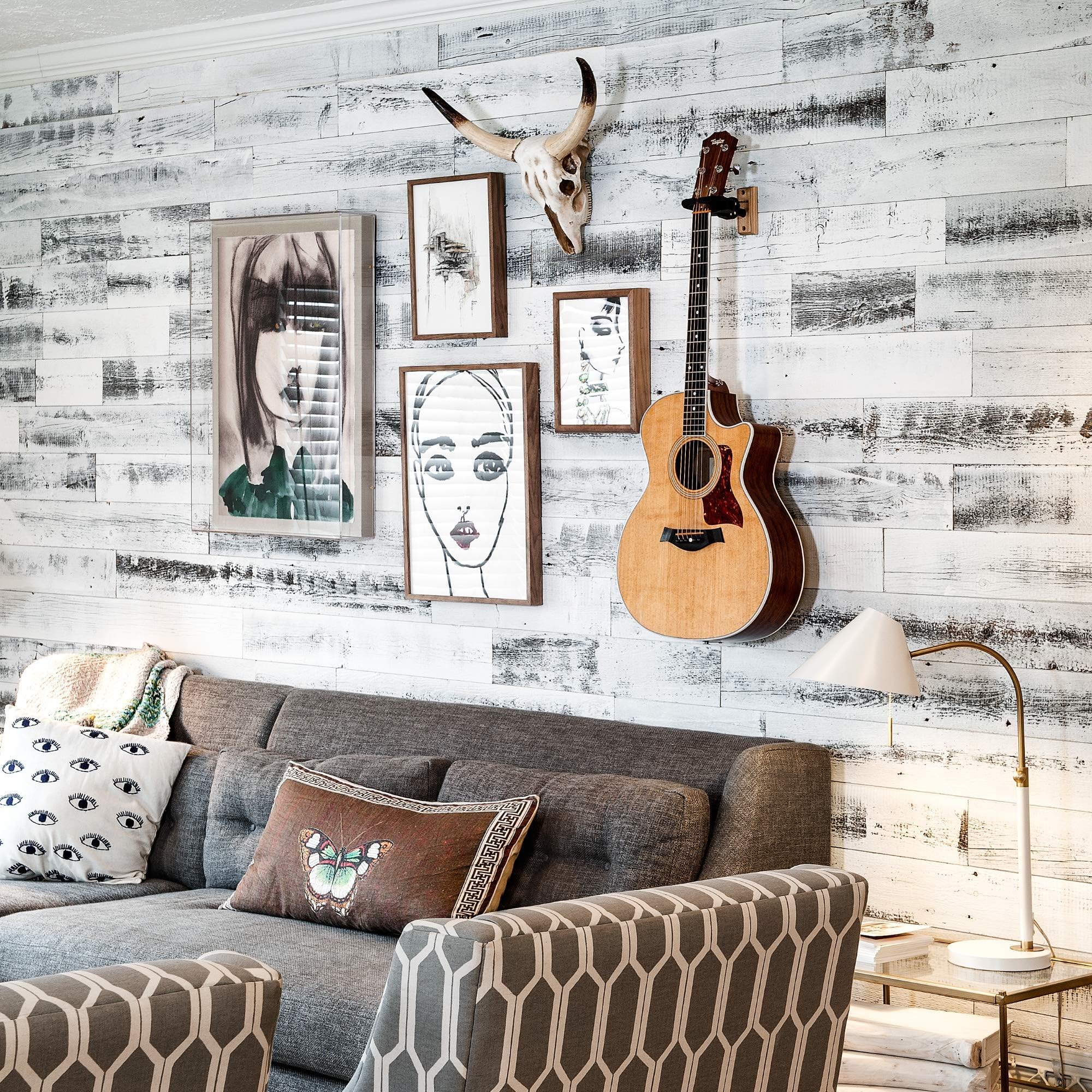 Stikwood Reclaimed Weathered Wood, White