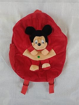 SRT Fur 5 Liters Red & Cream Childrens Backpack