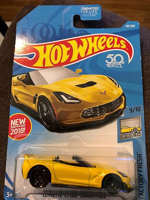 hot wheels yellow corvette