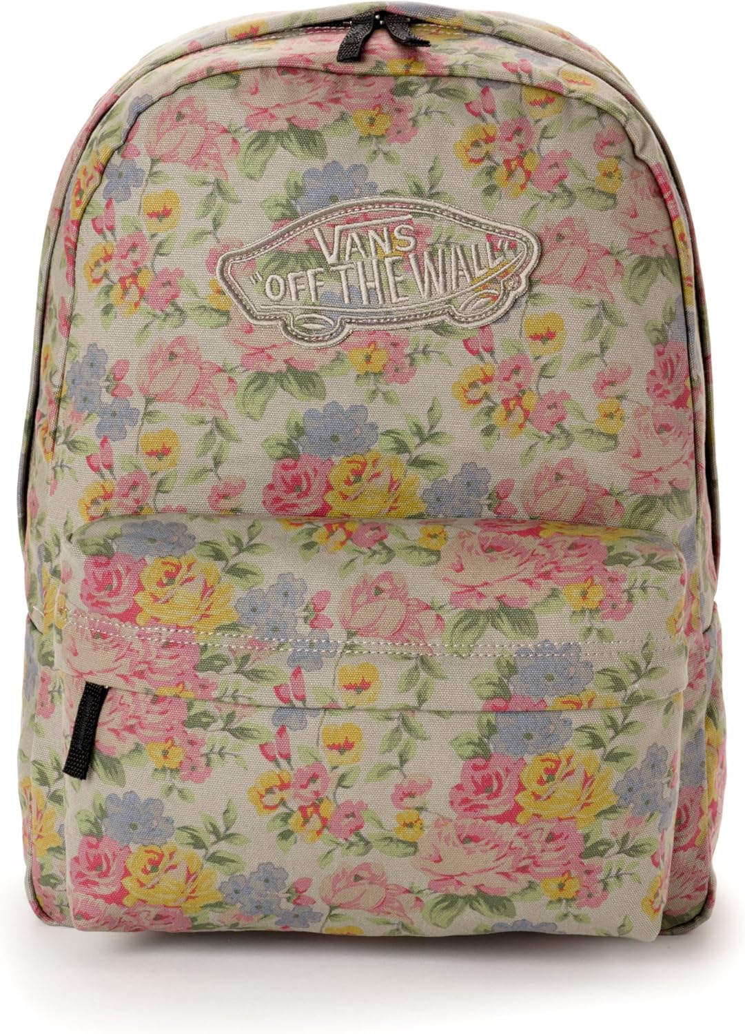 Vans Realm Backpack Suede Floral Marshmallow Amazon.co.uk Clothing