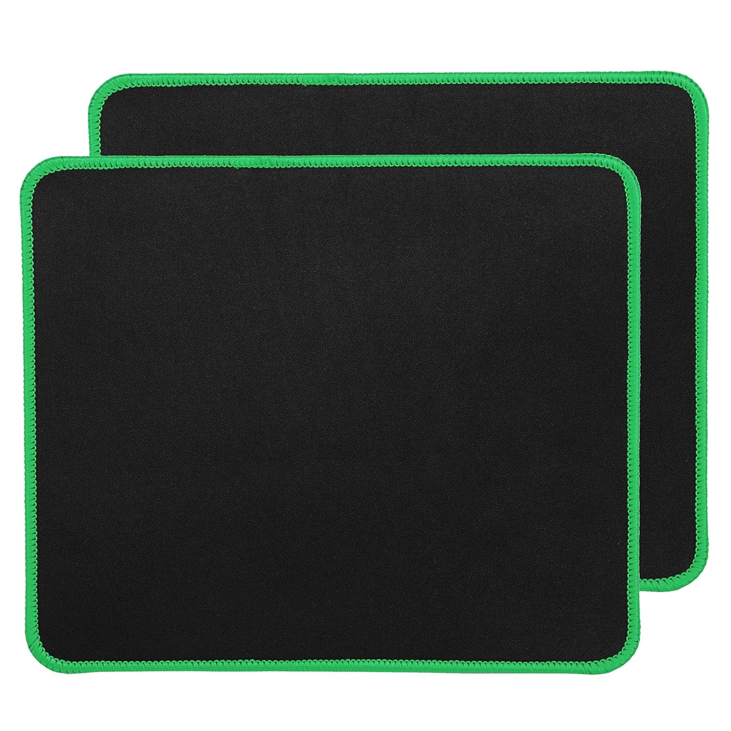 Mouse Pad, Water Resistance Coating Natural Rubber Gaming Mouse Pad with Stitched Embroidery Edges & Non-Slippery Rubber Base