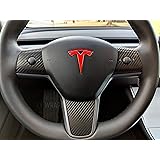 EV Wraps Tesla Model 3 / Model Y Steering Wheel Wrap (Carbon Fiber)