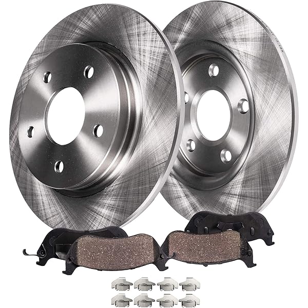 Fits 2005 05 2006 06 2007 07 Chevy Cobalt w/ 4 Lugs Rotors & Rear Drum