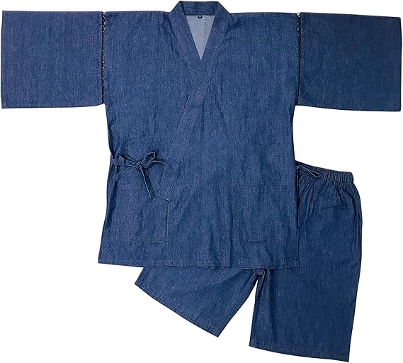 Amazon Co Jp 江戸てん 甚平 デニム生地 綿100 柔らかい着心地 和服 部屋着 夏 メンズ 服 ファッション小物 Amazon Co Jp 江戸てん 甚平 デニム生地 綿100 柔らかい着心地 和服 部屋着 夏 メンズ 服 ファッション小物