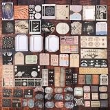 Draupnir 200Pcs Vintage Scrapbooking Stickers Paper Pack Celestial Astrology view 4