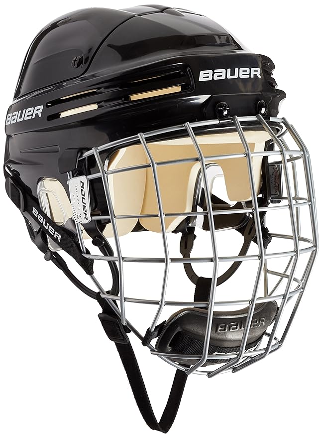 BAUER - Eishockey Helm Combo mit Gitter 4500 I Junior & Senior I Schutzhelm für Eishockeyspieler I inkl. integriertem Profil-