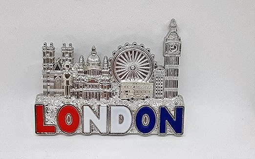 London metal imán para nevera Souvenir – palabra de Londres y ...