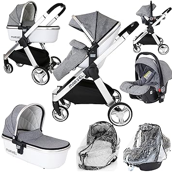 marvel 3 in 1 pram