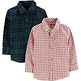 Simple Joys by Carter's Boys Long-Sleeve Woven Shirt, Pack of 2