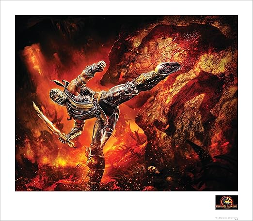 Amazon Com Lord Mischief Entertainment Mortal Kombat Ix Tinta Dibujo Home Kitchen