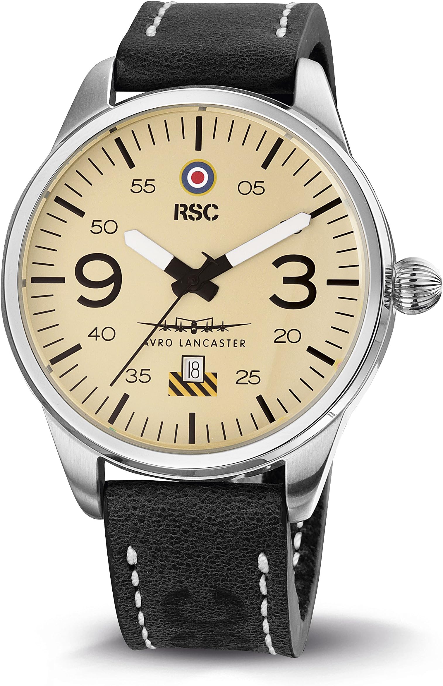 RSC1502, AVRO LANCASTER, RSC Pilot Watches, Swiss movement, Vintage, Aviation, Air Force
