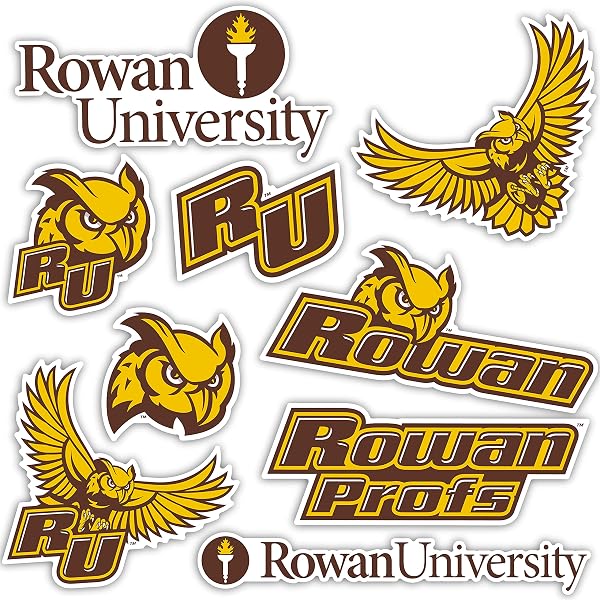 Rowan University Gartenflagge – RU Profs Banner In Design A | 100% Polyester, Doppelseitig Bedruckt | Hochschul-Spirit Für Draußen