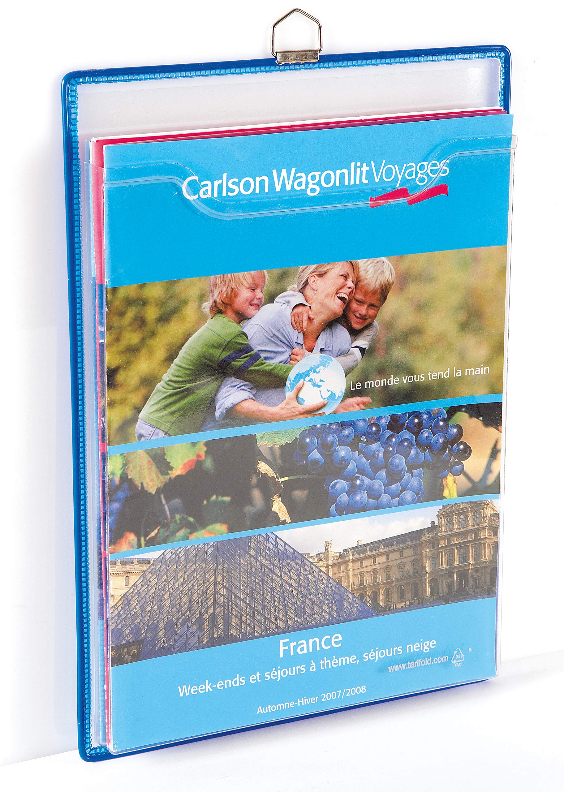 Tarifold DIN A4 Hanging Case Vertical Metal Ring, Pack of 5, 5 Units, Blue