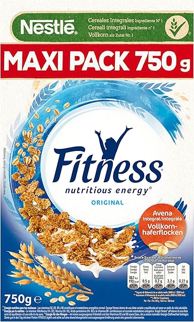 Cereales Nestlé Fitness Original Copos de trigo integral, arroz y ...