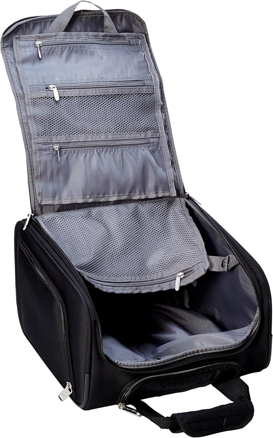  |  Basics Underseat Carry-On Rolling Travel Luggage Bag with Wheels, 14 Inches, Black | Carry-Ons