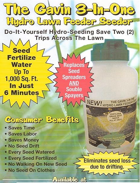Amazon Com U S Patented Gavin Hydroseeder Up To 2 Your Choice