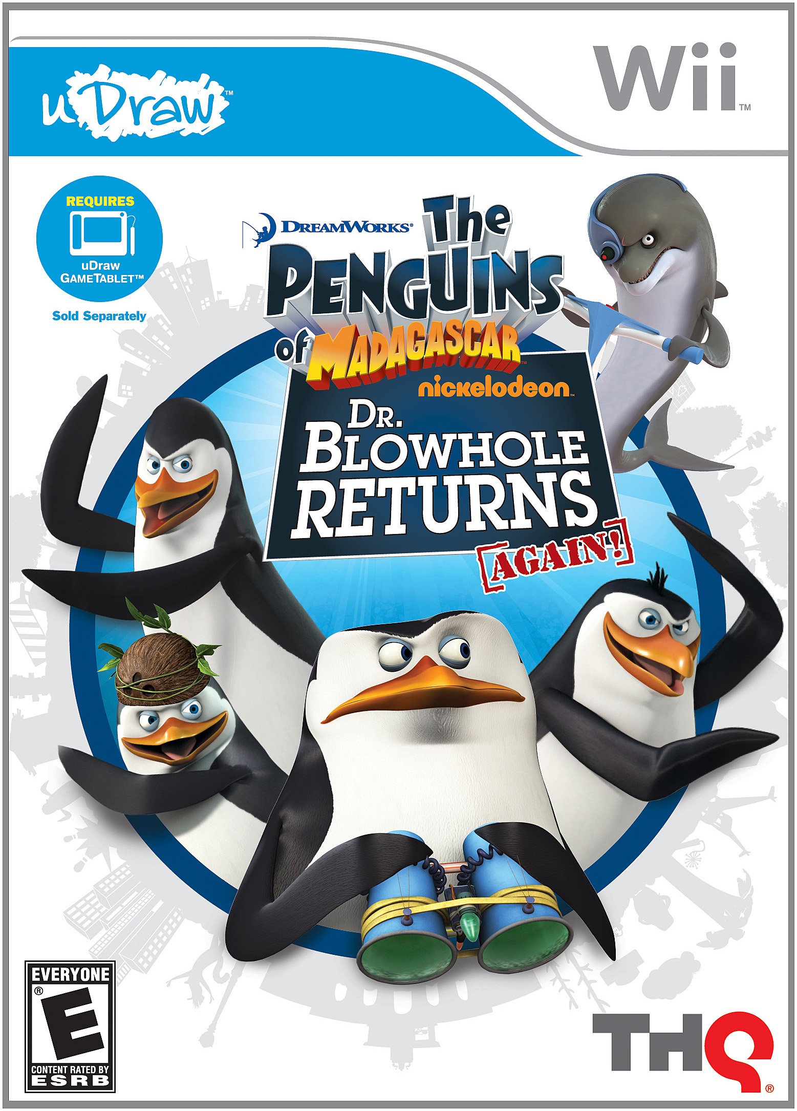 uDraw Penguins of Madagascar: Dr. Blowhole Returns Again! - Nintendo Wii