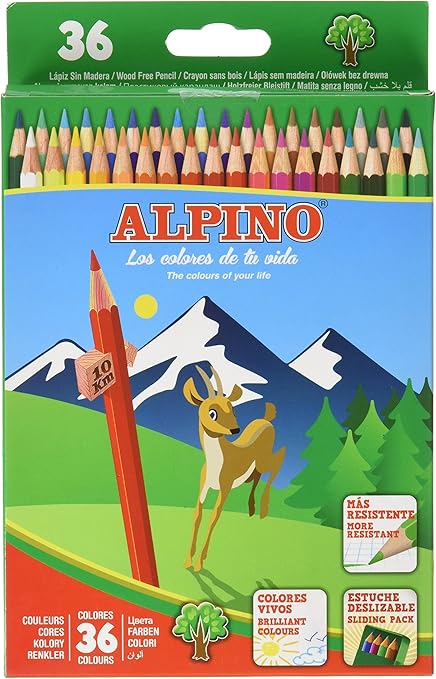 Alpino AL010600 - Lápices de colores, 36 unidades: Amazon.es: Oficina y papelería