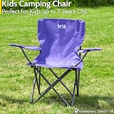 Trail Outdoor Leisure Eagle Kids Camping Chair Purple 2-6 Years Portable view 2