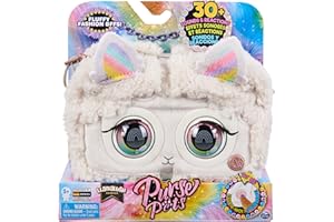 Purse Pets, Llamalush Interactive Pet and Handbag with over 30 Sounds and Reactions, Kids Toys for Girls Ages 5 and up
