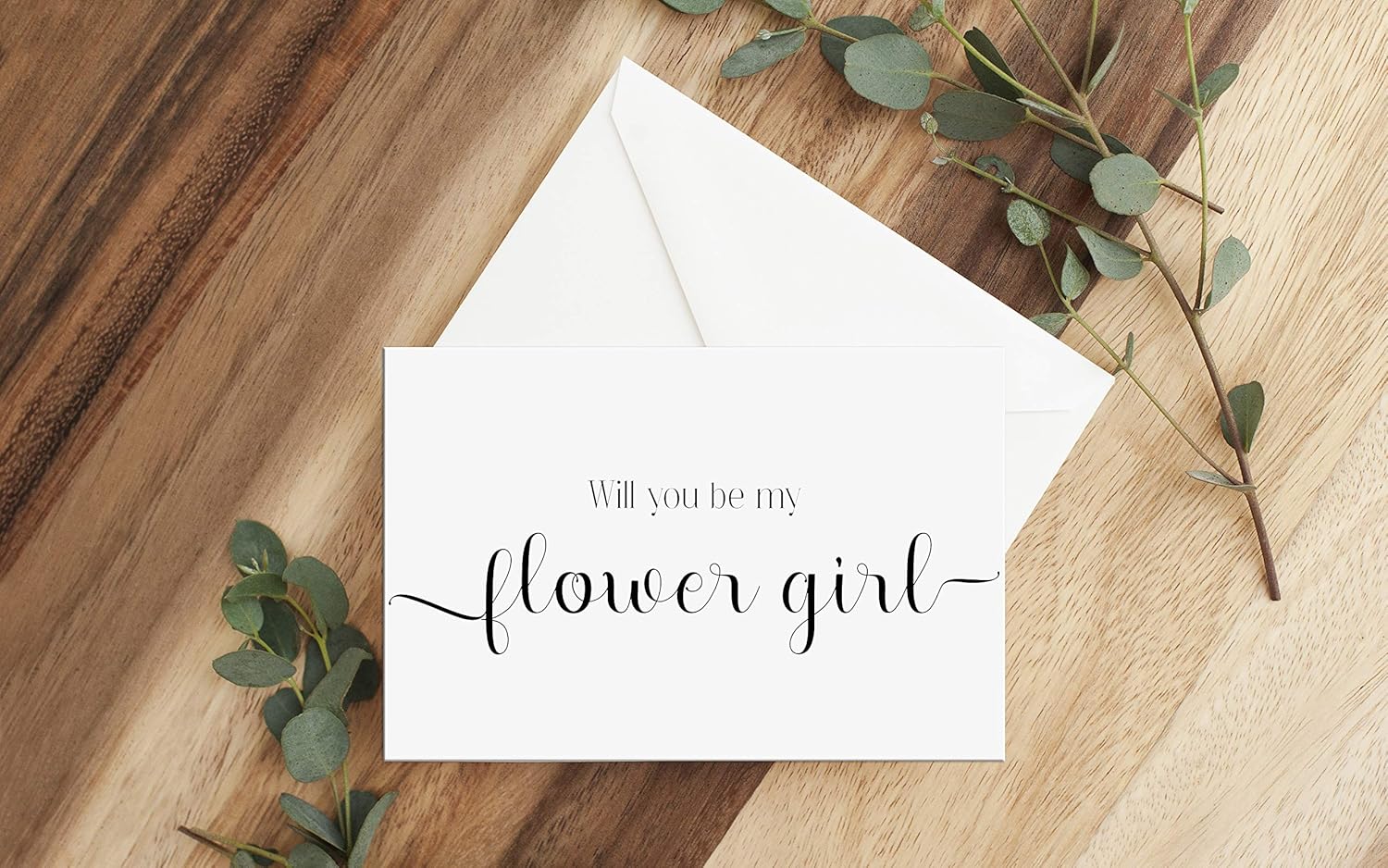 Will you be my flower girl, Flower girl proposal, Card for