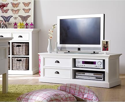 Amazon Com Halifax White Mahogany Media Center And Tv Stand Cd