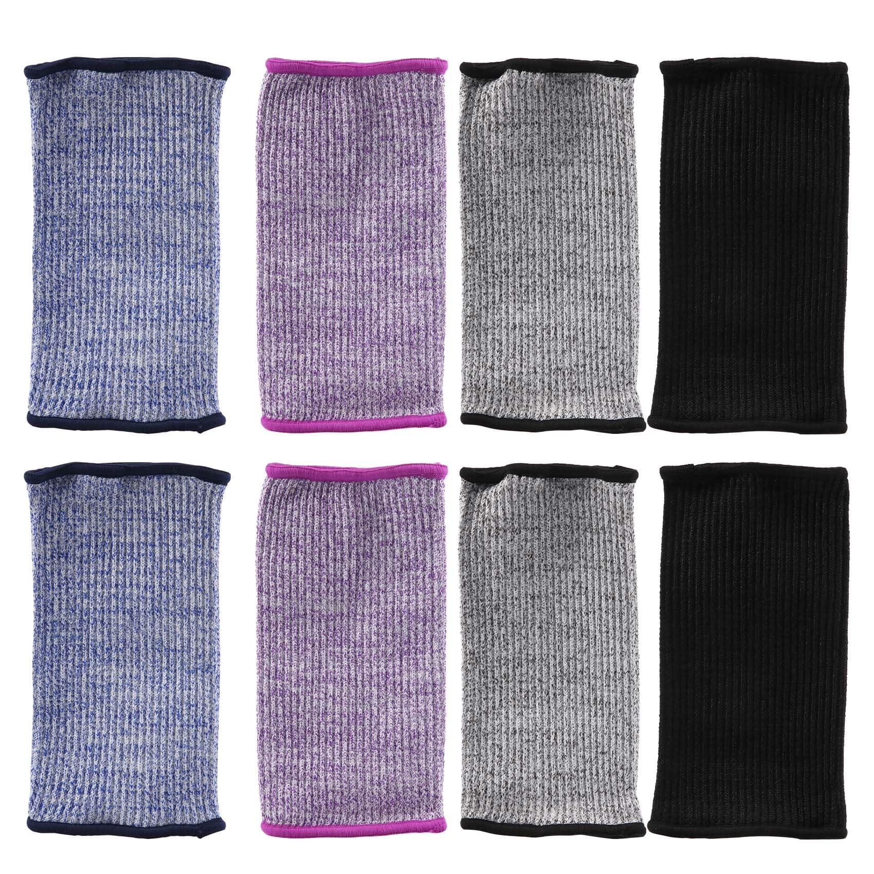 Dropfree 4 Pairs Cut Sleeves Arm Protection Sleeve Slash Arm Sleeves Anti Abrasion Arm Guard for Garden Kitchen Farm Work Prevent Scrapes Scratches