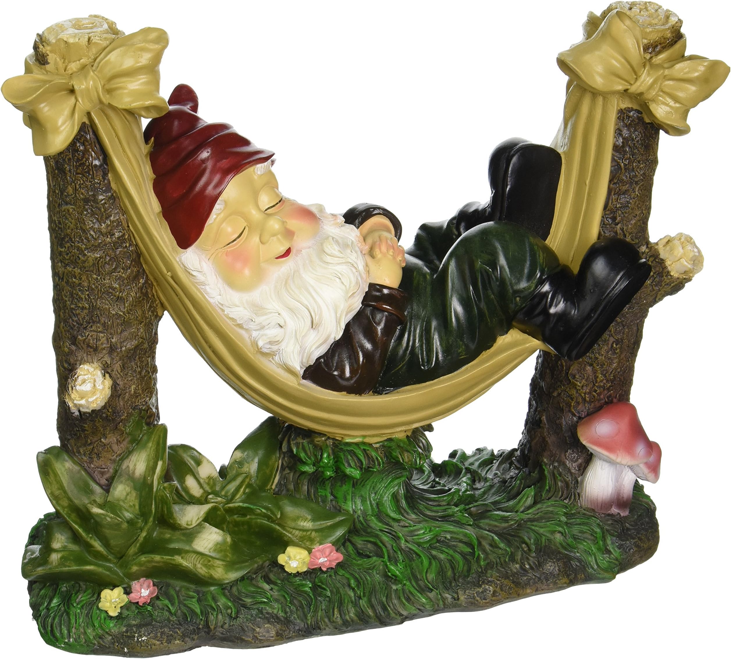 Summerfield Terrace 39264 Slumbering Gnome Statue, Multicolor